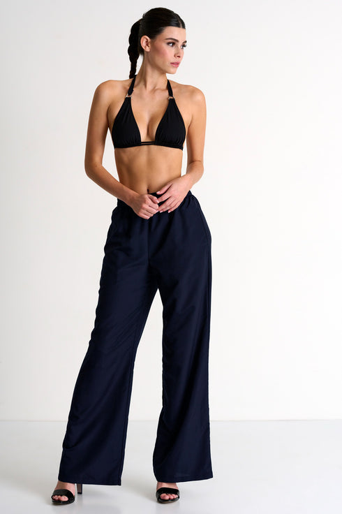 Shan Soie Elegant Straight-Leg Pants